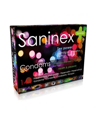 SANINEX PRESERVATIVOS SEX POWER 144 UDS