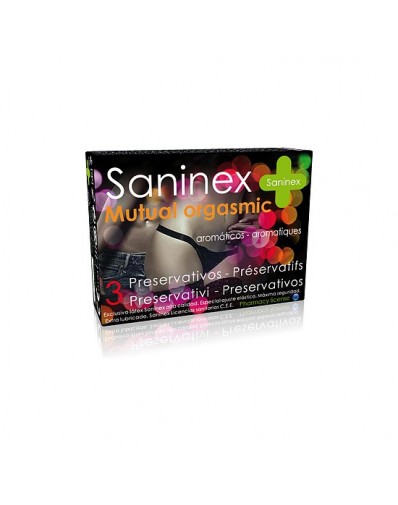 SANINEX PRESERVATIVOS MUTUAL ORGASMIC 3UDS