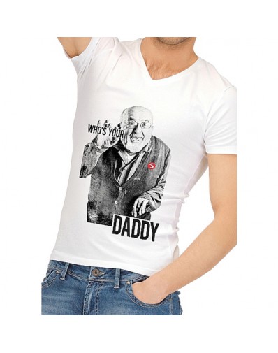 CAMISETA DIVERTIDA WHO IS YOUR DADDY