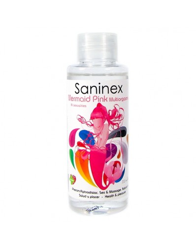 SANINEX MERMAID PINK MULTIORGASMIC - SEX & MASSAGE OIL 100ML